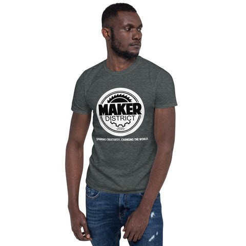 Gray Unisex Maker District T-Shirt